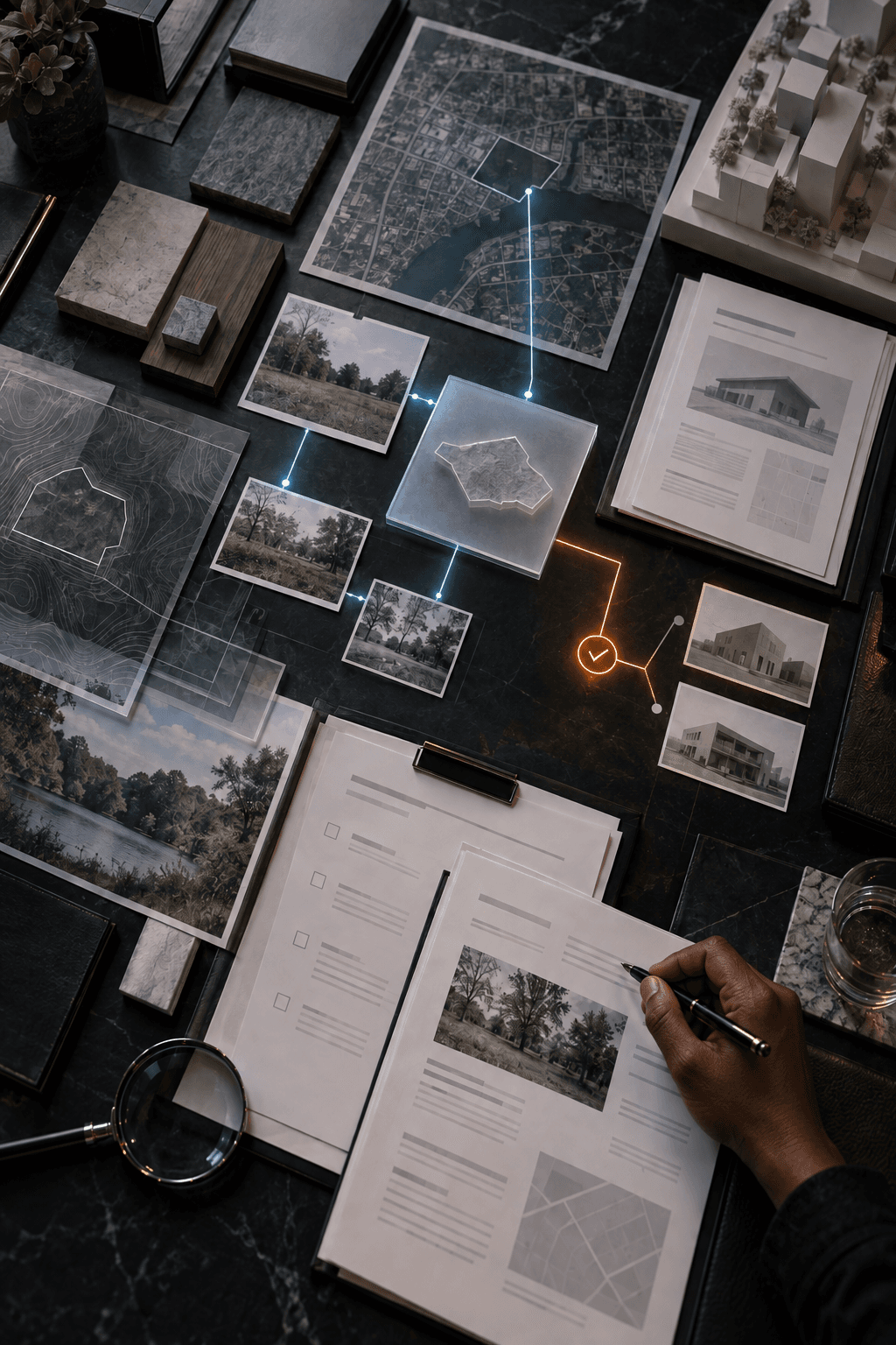 Evidence-led real-estate acquisition workflow